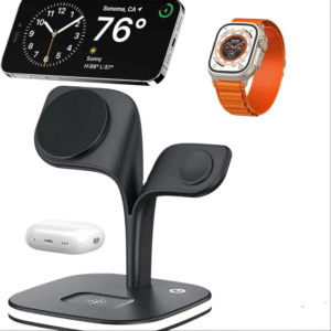 MagSafe Trio Charger Stand for iPhone, Watch, & AirPods